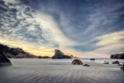 Framed Low Tide Print