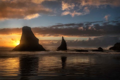 Framed Island Sunsets Print