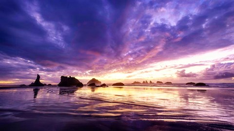 Framed Violet Skies Print