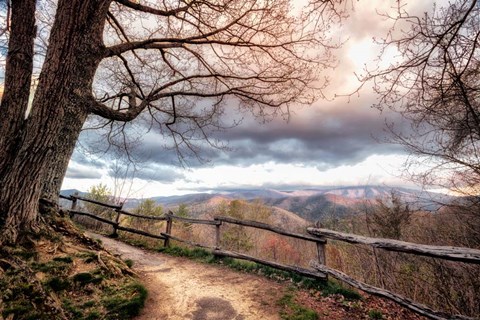 Framed Mountain Walks Print