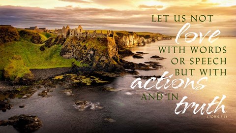 Framed Love with Actions Print