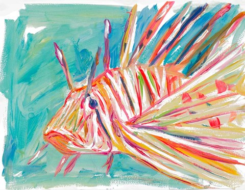 Framed Colorful Fish Print