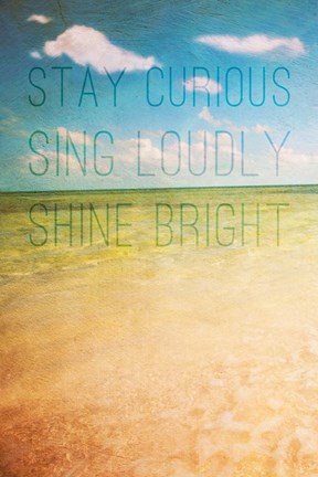 Framed Stay Curious Print