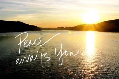 Framed Peace Awaits Print