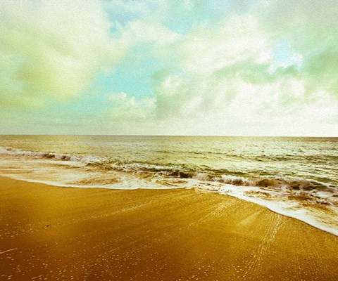 Framed Gold Beach Print