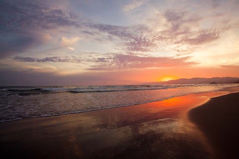 Framed Golden Sunset Print