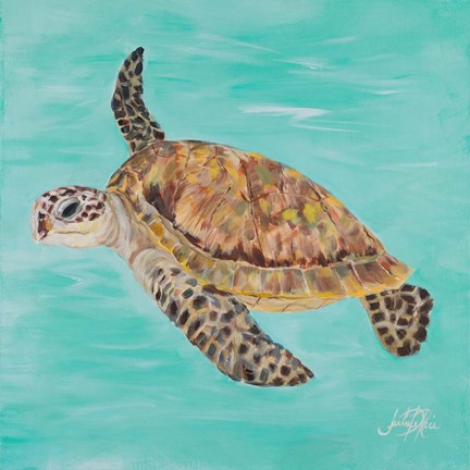Framed Sea Turtle II Print