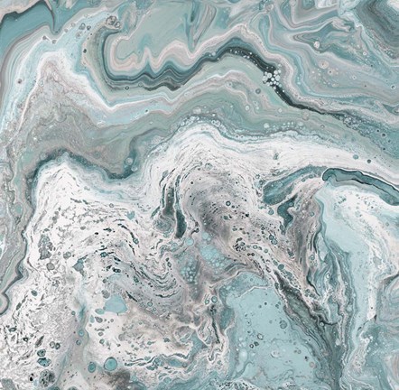 Framed Deep Teal Sea Print