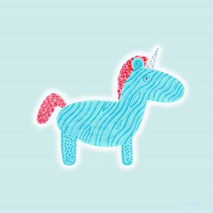 Framed Unicorn Love Print