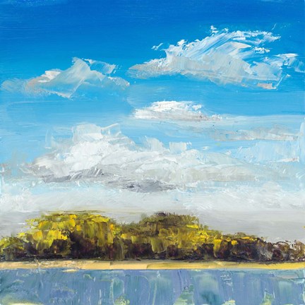 Framed Approaching Shore Print