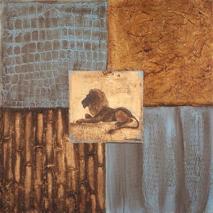 Framed Textures of Africa I Print