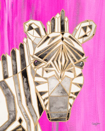 Framed Bright Origami III Print