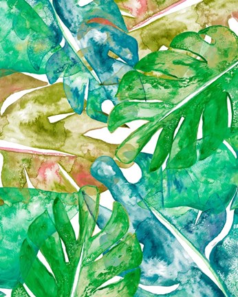 Framed Bed of Leaves I Print