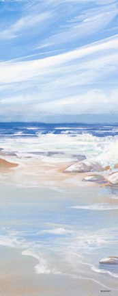 Framed Beach Panel I Print