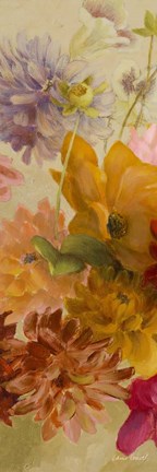 Framed Blooming Panel II Print