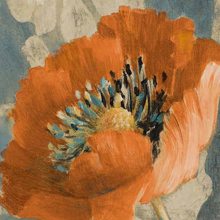 Framed Orange Poppy Print