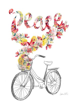 Framed Love &amp; Peace II Print