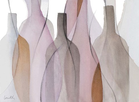 Framed Midnight Crowd I Print