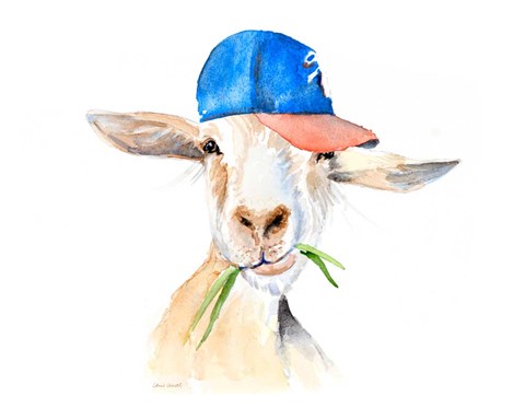 Framed Cool Goat Print