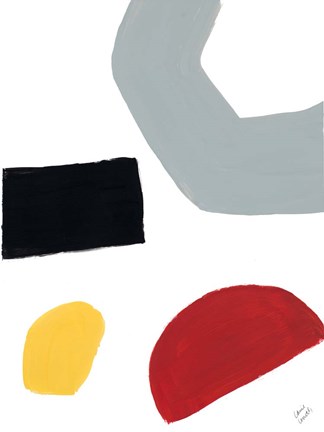 Framed Shape of Things II Print