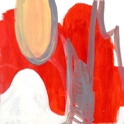 Framed Catching the Tempo Orange II Print