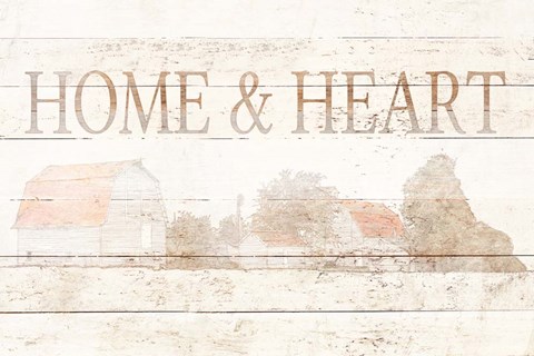 Framed Home and Heart Print