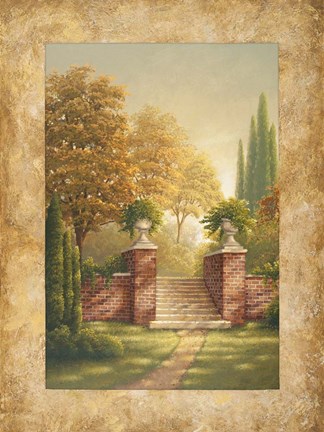 Framed Autumn Light I Print