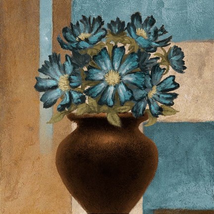 Framed Floral Motif II Print