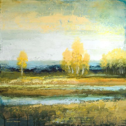 Framed Marsh Lands I Print