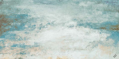 Framed Open Glow Horizon I Print