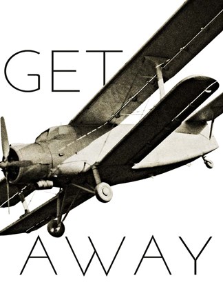 Framed Vintage Airplanes II Print