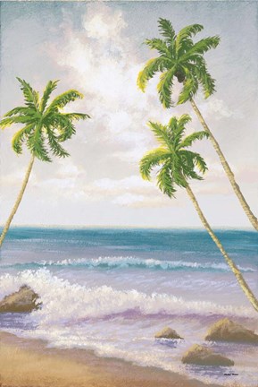Framed Atlantic Seaside II Print