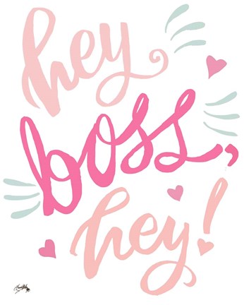 Framed Boss Lady II Print