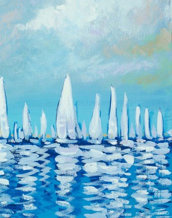 Framed Sailing I Print