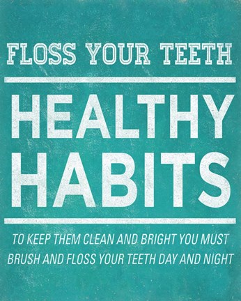 Framed Healthy Habits II Print