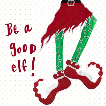 Framed Holiday Legs I Print