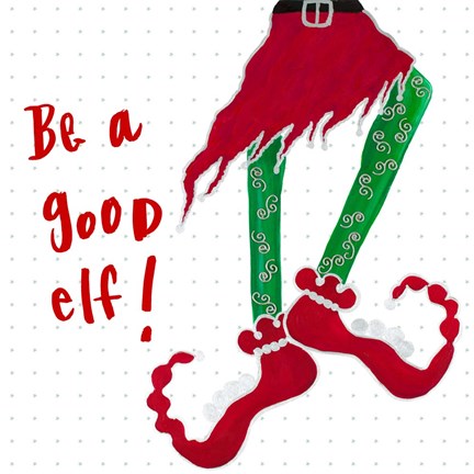 Framed Holiday Legs I Print