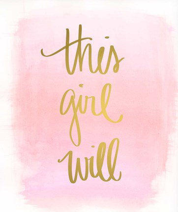 Framed This Girl Will Print