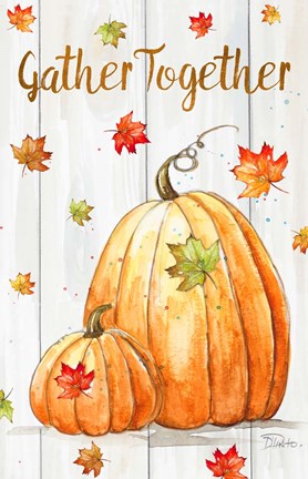 Framed Gather Together Pumpkin Print