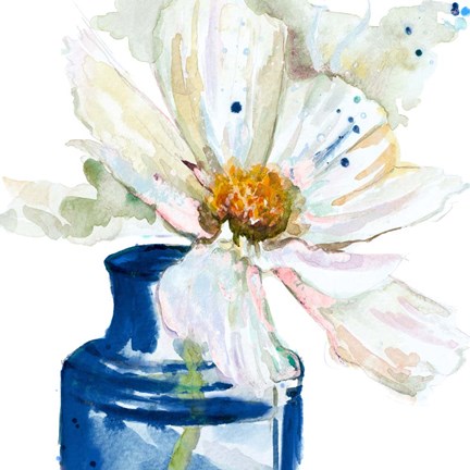 Framed Fresh Little Flower Close Up Print