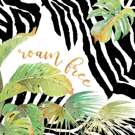 Framed Roam Free Print