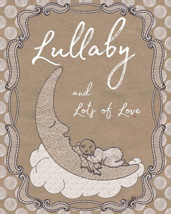 Framed Sweet Lullaby I Print