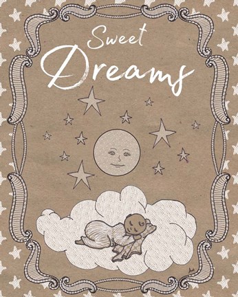 Framed Sweet Lullaby II Print