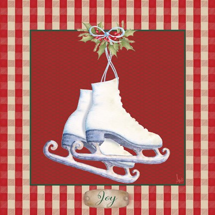 Framed Hometown Christmas III Print