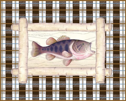Framed Framed Lake Fish I Print