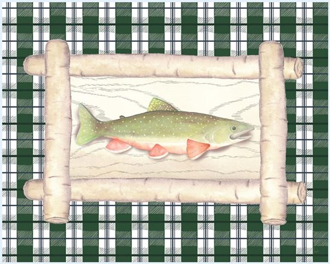 Framed Framed Lake Fish II Print