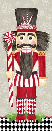 Framed Nutcracker Christmas III Print