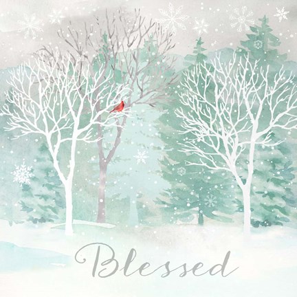 Framed Peace on Earth Silver II Print