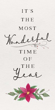 Framed Cozy Christmas Panel II Print