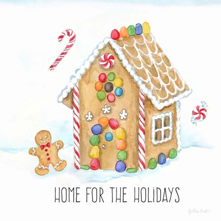 Framed Vintage Holiday Cheer III Print